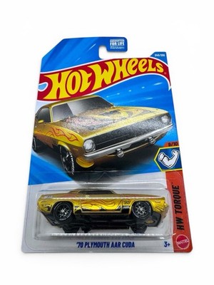 2026 Hot Wheels Super Treasure Hunt  70 Plymouth AAR Cuda US Card W/Protector