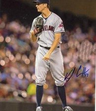 KYLE  CROCKETT    CLEVELAND INDIANS    SIGNED AUTOGRAPHED 8X10  PHOTO W/COA   ON