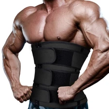 Men's Sweat Sauna Waist Trainer Weight Loss Neoprene Sports Cincher Body Shaper