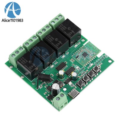 4 Channels Relay Switch Module 433MHZ RF APP   Remote Control For eWeLink #F17
