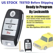 for 2014 2015 Kia Optima Smart Prox Remote Key Fob SY5XMFNA433 95440-4U000 2T500