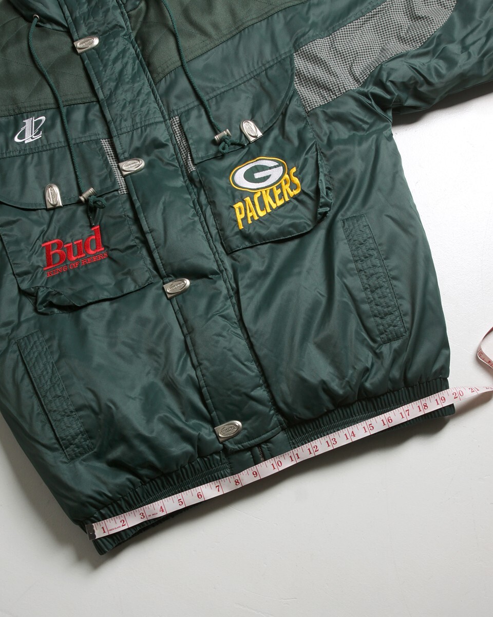 GREEN BAY PACKERS JACKET - Logo Athletic 63388 L NFL Vintage