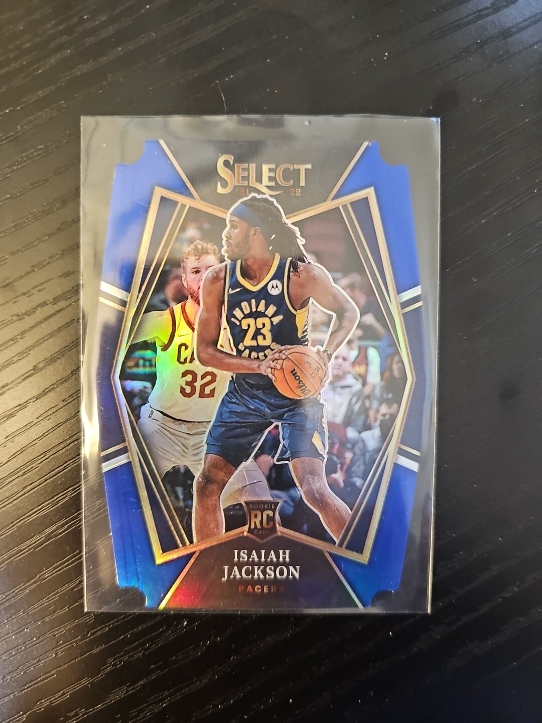 2021 Select Premier Level Blue Prizm Die-Cut /249 Isaiah Jackson #150 Rookie RC