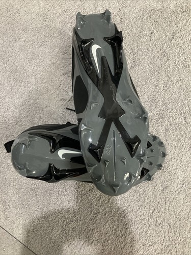 Nike Alpha Menace Pro 3 Shadow Black Football Men’s Cleats Size 11 - Picture 6 of 7