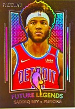 Saddiq Bey RC 2021-22 Recon Basketball Future Legends Insert Holo Rookie Card#13