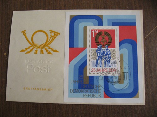 DDR: Michel-Nr. Block 41 auf FDC, Ersttagsbrief, Ausgabetag 03. 10. 1974 (30)