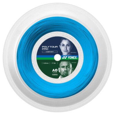Yonex POLYTOUR PRO 17 1.20mm (blue) 656ft 200m Reel Tennis String