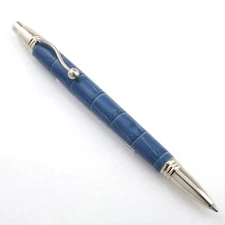 Jean Pierre Lepine Indigo Blue Hide Ballpoint Pen