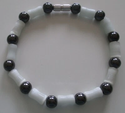 Hämatit-Katzenauge-Armband  [* NEU *] - Bild 1 von 3