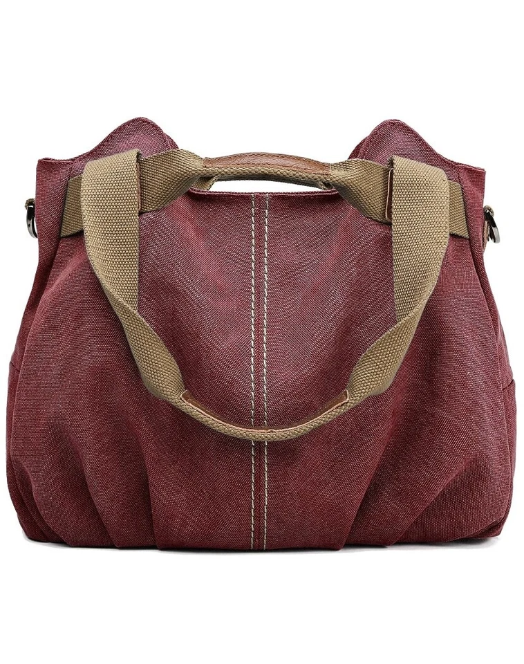 НОВЫЕ женские женщины винтажный Hobo холст сумочка сумка - Изображение 2 из 4