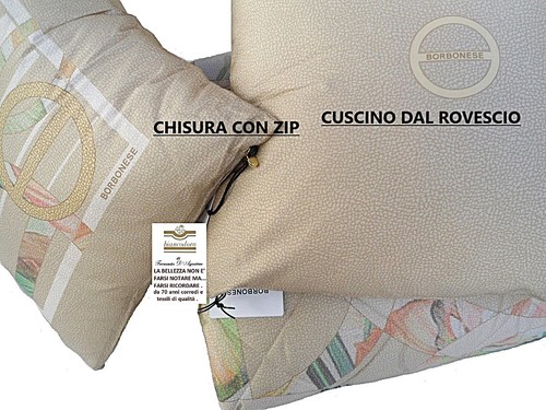 BORBONESE QUILT COPRILETTO MATRIMONIALE + 2 CUSCINI ARREDO CM. 45 X 45 - Foto 12 di 14