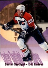 1994-95 Flair Center Spotlight #7 Eric Lindros PHILADELPHIA FLYERS
