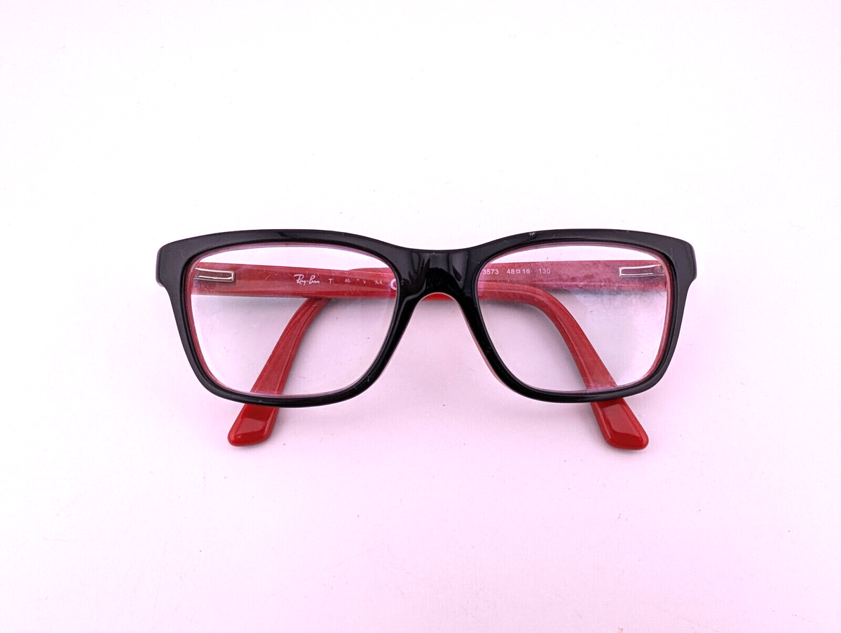 Ray-Ban Black Pink Eyeglasses Frames Only Ray-Ban RX7140 clear , pink frame main image 2