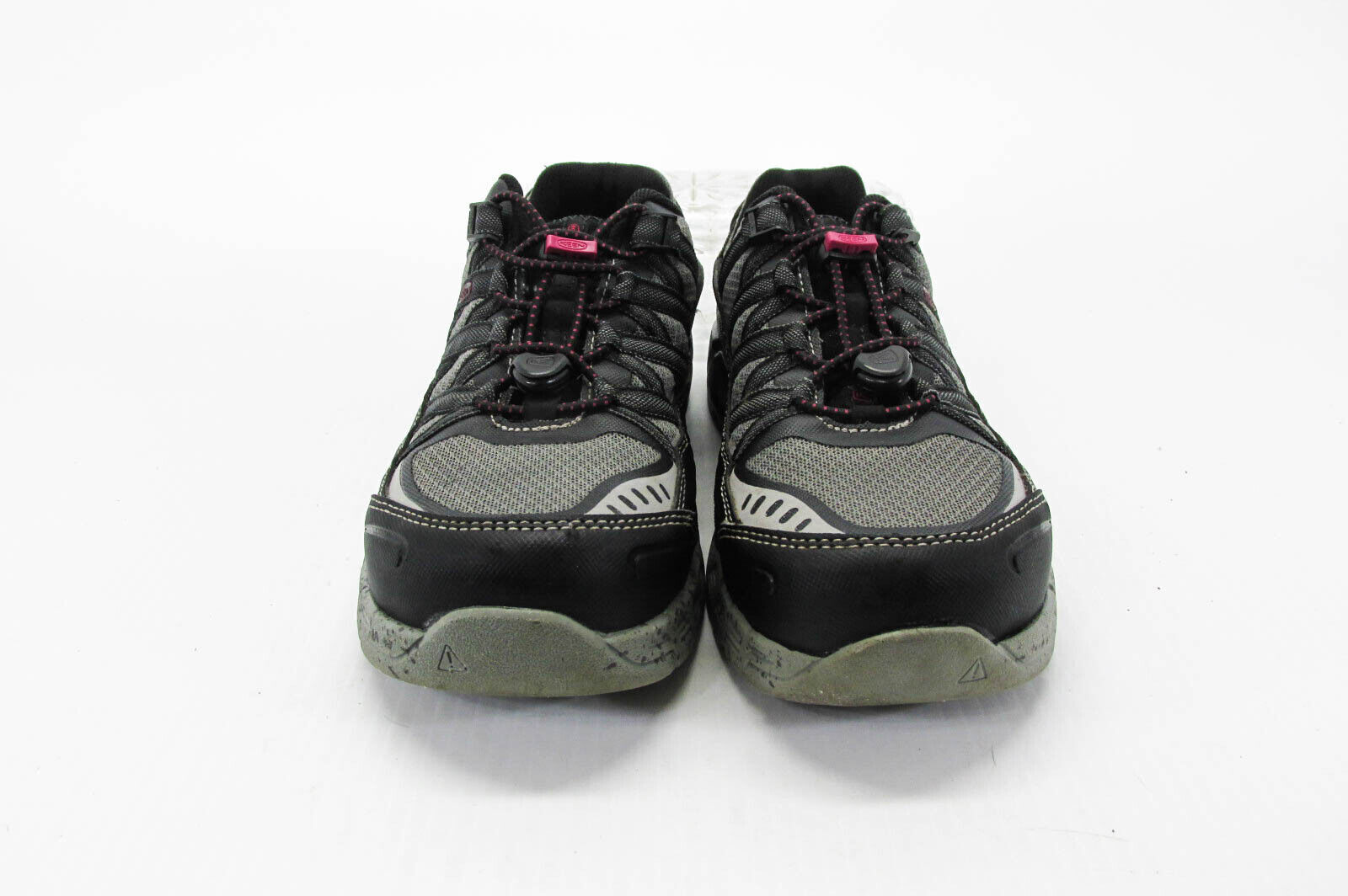 Scarpe donna Keen Asheville Utility taglia 7 5 ESD punta alluminio lavoro usate vq