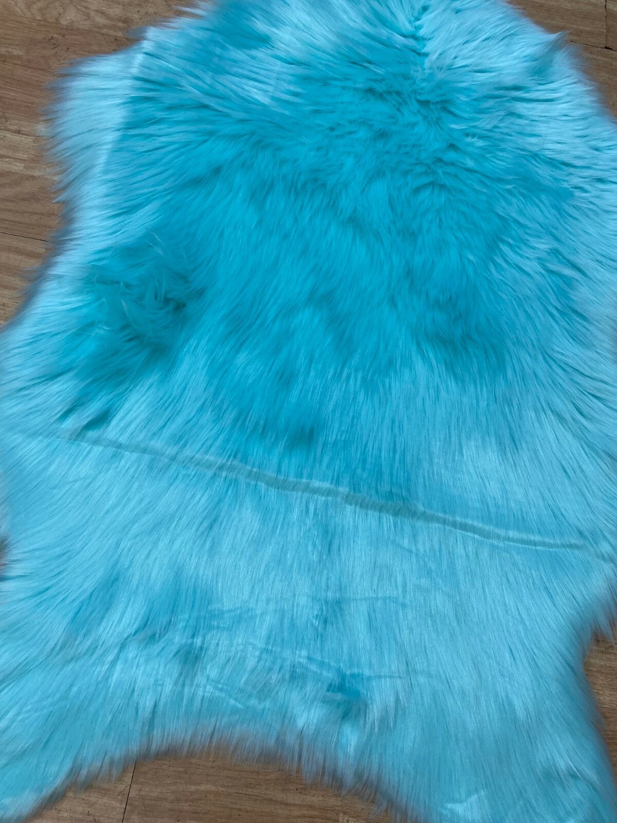 Large Faux Fur Sheepskin Rug Fluffy Mat Room Sofa Hairy Mat Shaggy