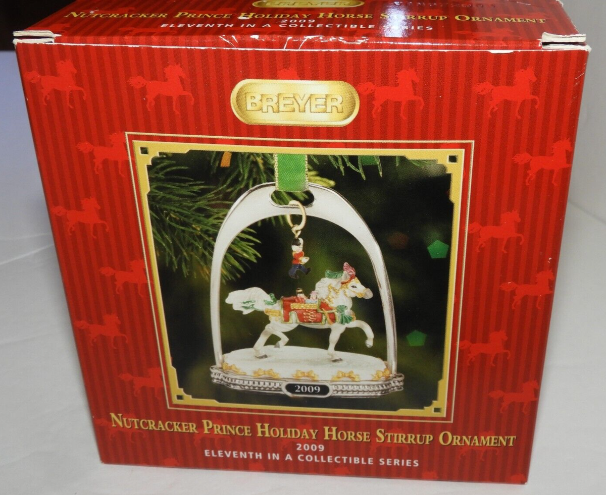 2009 Breyer Horse Nutcracker Prince Holiday Horse Stirrup Ornament