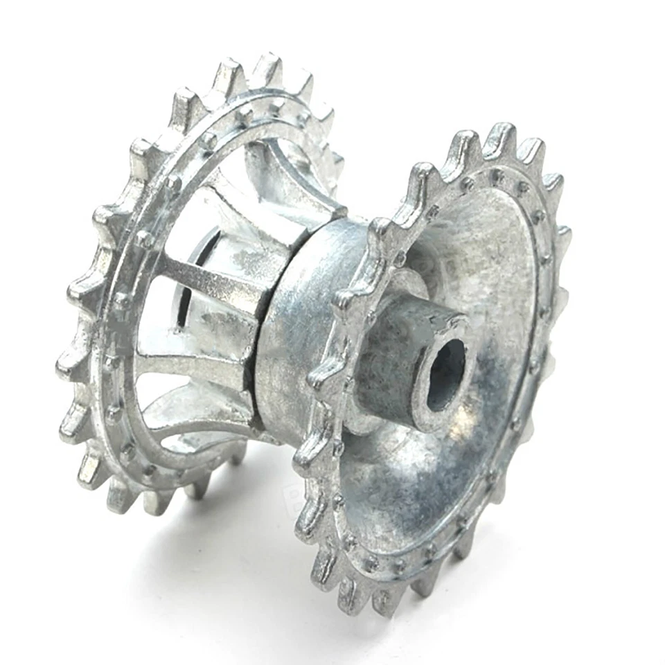 2pcs Metal Driving Wheels Upgrade for 1/16 Henglong 3818 3819 3818-1 3819-1 Tank - Image 4 of 4