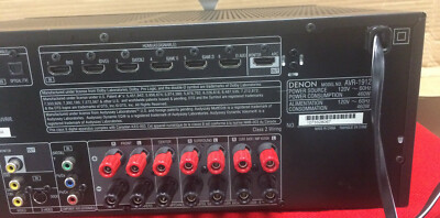 Denon AVR 1912 7.1 Channel 125 Watt Home Theater Receiver/No