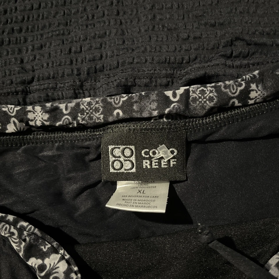 Croft And Barrow Black Halter Tankini Bathing Top Size 14 Free Bottom XL - Изображение 3 из 4