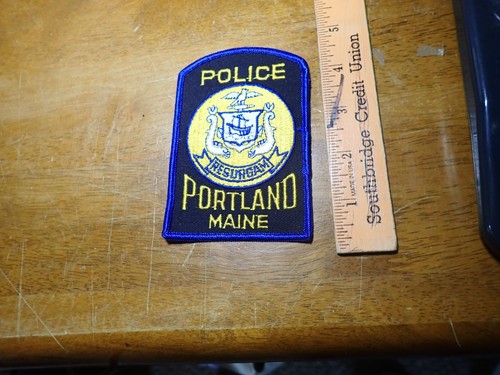 vintage PORTLAND MAINE collectible obsolete shoulder PATCH BX 11 #35