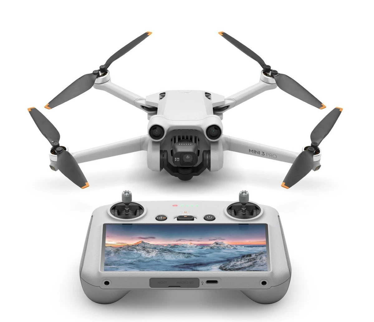 DJI Mini 3 Pro (DJI RC) Camera Drone 4K/60fps 48MP 34 Mins Remote Controller