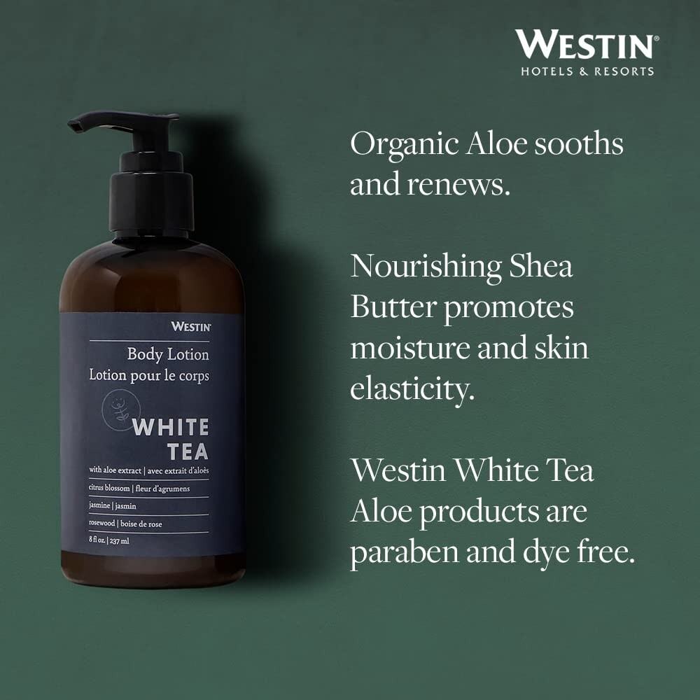 Westin White Tea Aloe Body Lotion Body Moisturizer with Signature