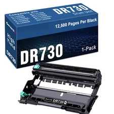 DR730 Drum Unit (NO Toner) for Brother MFC-L2730DW HL-L2370DWXL Printers