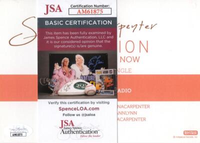 Sabrina Carpenter Signed Autograph 5x7 Evolution Promo Photo Card