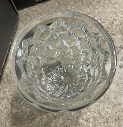 Vintage American Fostoria Glass Round Goblet Pressed Glass Cup Vase Bowl 3 3/4” - Picture 2 of 7