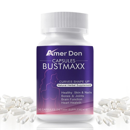 Strong Breast Growth Capsules 3400mg - Bust Enlargement, Female Estrogen Balance - Picture 2 of 9