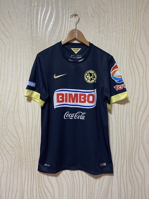 AMERICA 2014 2015 AWAY FOOTBALL SHIRT SOCCER JERSEY NIKE 619165-476 sz S  MEN NAV