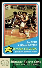 1972 Topps - Archie Clark - #170  Baltimore Bullets Low Grade Filler