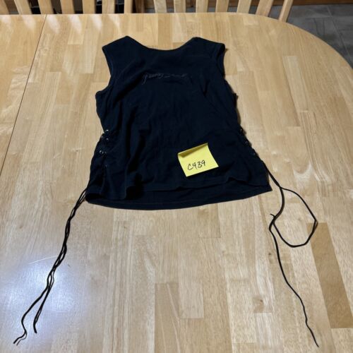 Vintage 2001 Harley Davidson Tank Top Size XL Black string Rio Grande Valley