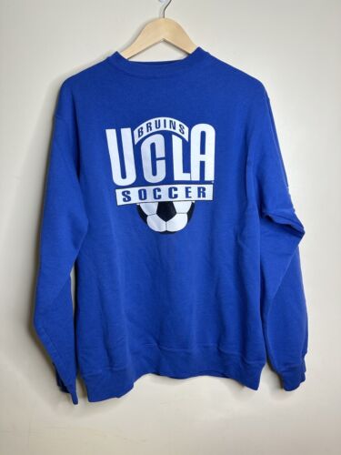 E5 Sport UCLA Bruins Seal Vintage Crew Neck Charcoal