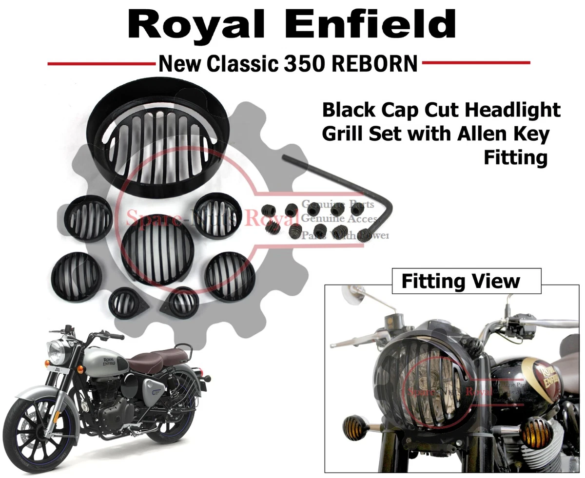 Royal enfield classic 350 headlight cover deals