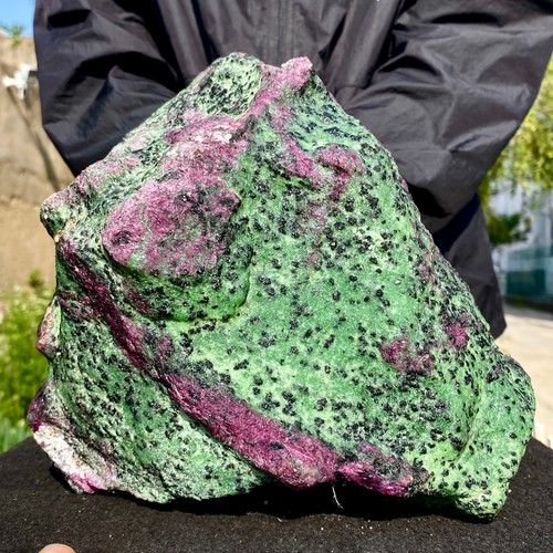 37.8LB Natural green Ruby zoisite (anylite) crystal Chakra mineral Healing Energ - Picture 6 of 14