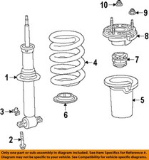 GM OEM 19-26 Canyon Front Suspension Struts Components-Strut Mount Nut 11546467