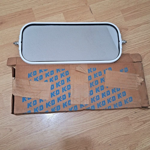 K-D Mirror 89-7308 White 7.25 x 16.75 inches