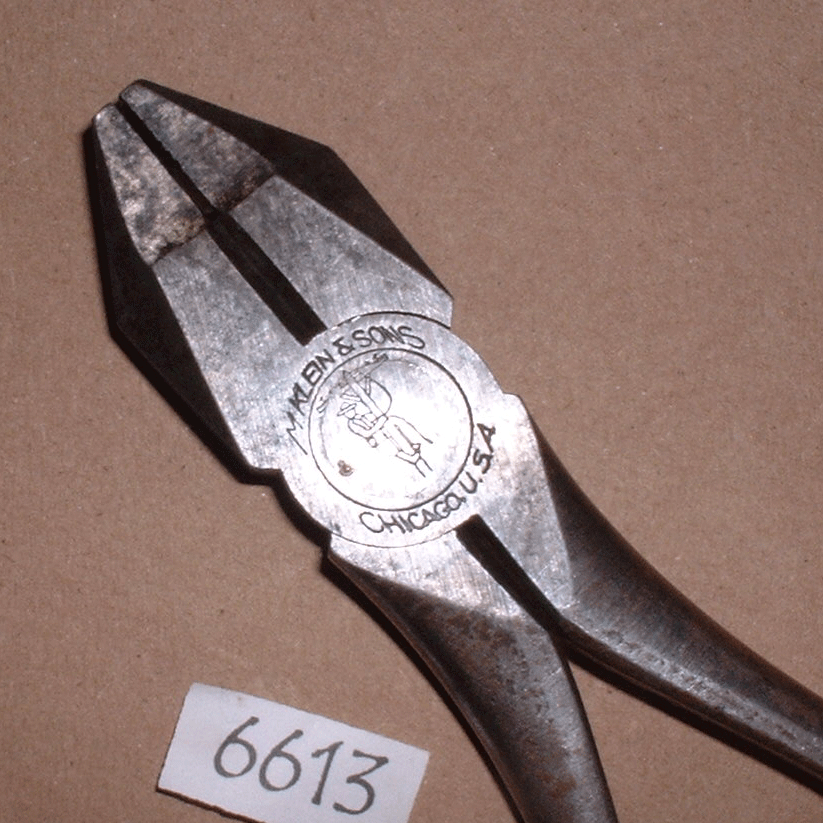 Vintage Klein & Sons Lineman Pliers - 7-1/2