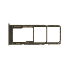SIM Micro SD Card Tray Dual for Samsung Galaxy A12 Black Replacement Repair