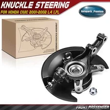 Front Right RH Passenger Steering Knuckle Assembly for Honda Civic 01-02 L4 1.7L
