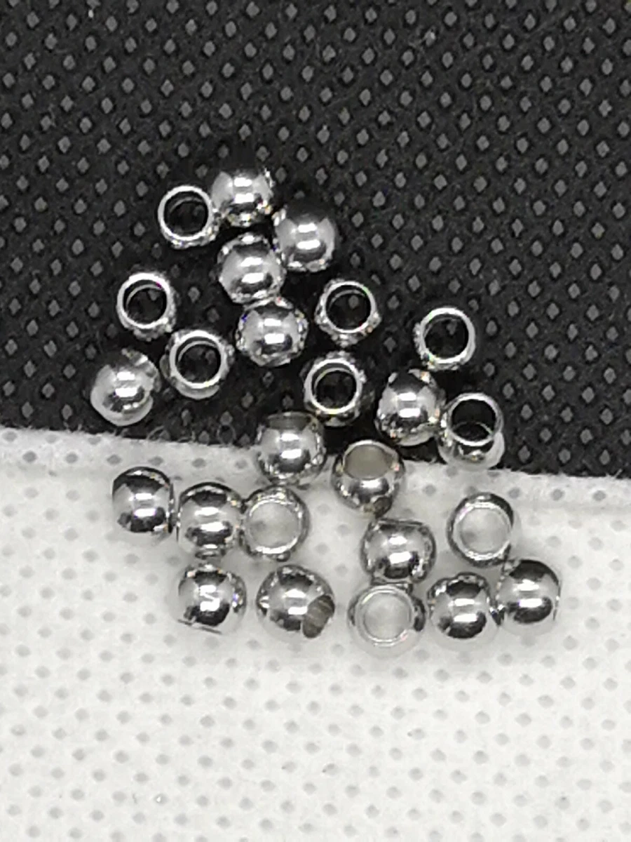Stainless steel spacer best sale beads