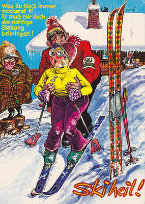 !0396 AK Ski heil - Spasskarte