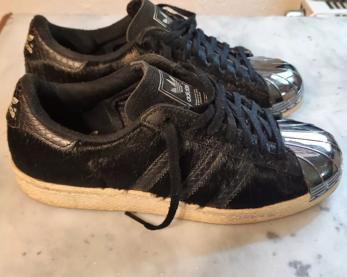 Adidas Superstar 80s Metal Toe Pony Hair Black US 5 eBay