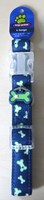 Top Paw Dog Collar X-large 22-26 Blue With White/green Bones - Free Shipping Top Paw Dog Collar X-large 22-26 Blue With White/green Bones - Free Shipping