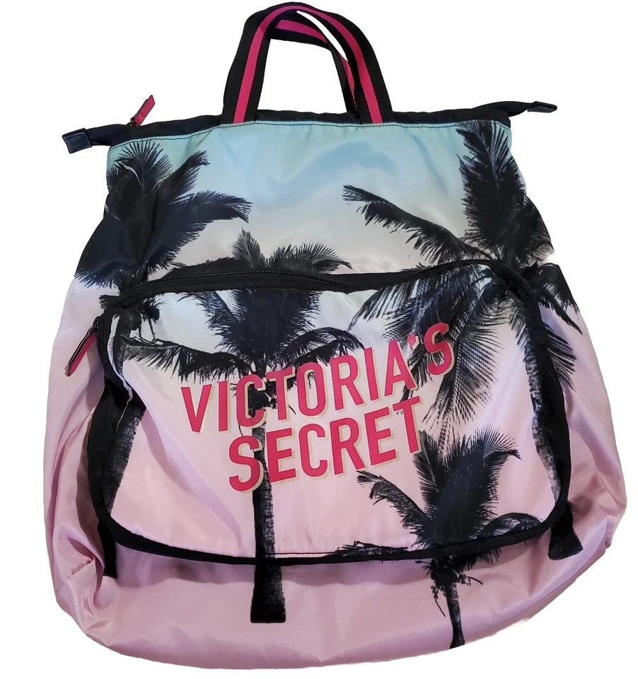 Victorias Secret 背包 托特包 沙滩 棕榈树 戏弄 梦想者 — 第 2/4 张图片