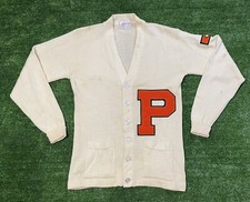 Vintage Kentucky Sporting Goods Football Letterman Cardigan  P  See Measurements