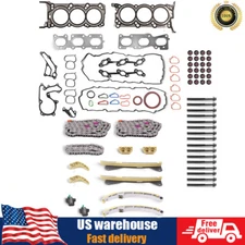 Engine Timing Chain Kit Head Gasket for 2013-2020 Kia Hyundai Santa Fe 3.3L V6