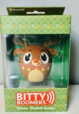 Bitty Boomer Holiday Christmas Bitty Deer Reindeer Wireless Bluetooth Speaker