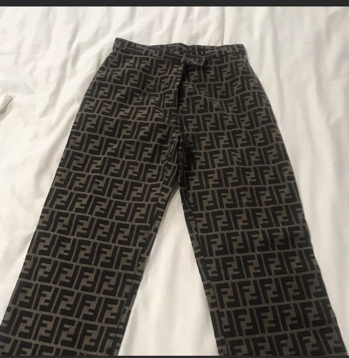 Fendi Zucca Pants Monogram Print Vintage Authentic Womens Fendi Zucca Pants Monogram Print Vintage Authentic Womens